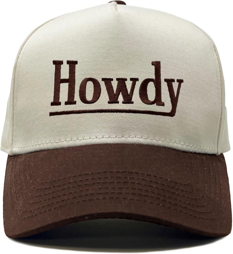 Funky Junque Vintage Canvas Snapback Hat - Adjustable 2 Tone Cap for Men Women - Put It On My, Cowboy, Girl Dad, Funny - Image 1